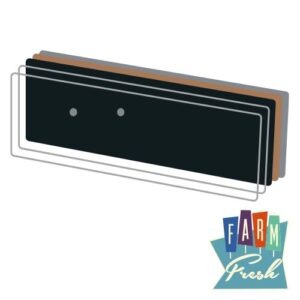 1947-55 1st Chevrolet / GMC Truck Interior Door Panel Frames, Stainless Steel