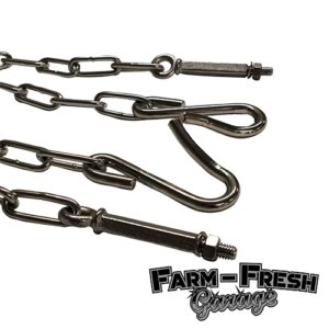 1941-53 Chevrolet / GMC Truck Tailgate Chains – Polished Stainless Steel