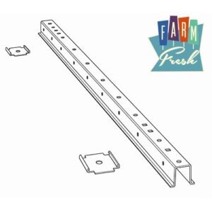 1947-50 Chevrolet / GMC Truck Bed Cross Sill, Center, with Brackets