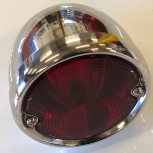 1955-59 Chevrolet / GMC Truck Tail Light Assembly Polished Stainless Steel with Polished Stainless Steel Bezel