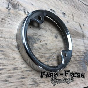 1955-59 Chevrolet / GMC Truck Tail Light Bezel L/H or R/H, Polished Stainless Steel