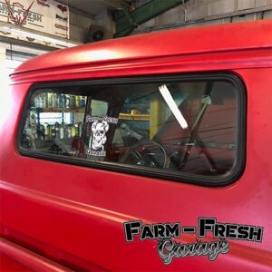 1955-59 Chevrolet / GMC Truck Rear Window Glass, Tinted Green Small