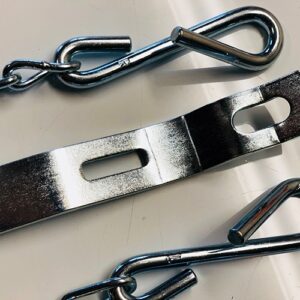 1958-66 Chevrolet / GMC Truck Tailgate Chains, Fleetside With Hardware