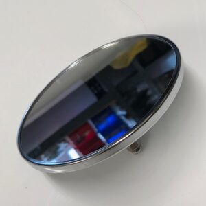 1947-72 Chevrolet / GMC Truck Exterior Mirror Head 5" Round, Ribbed, Chrome