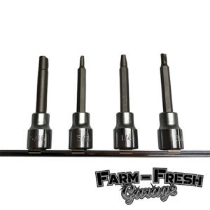 Clutch Head Socket Set, 3/8″ Drive, 4 Piece Set