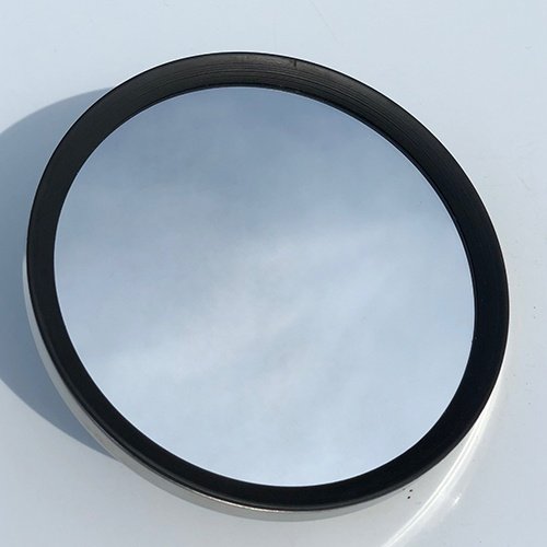 1955-1959 Chevrolet Truck Exterior Mirror Kit – 5 Inch Round Smooth Chrome, 12-Piece Set, Uapac Mk5559