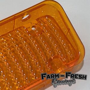 1971-72 Chevrolet Truck Parking Light Lens, L/H, Amber, Each