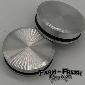 Bed Side End Caps for Chevy Stepside - Satin