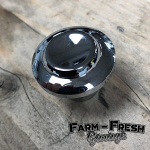 1955-59 Chevrolet / GMC Truck Dash / Radio Knob, Chrome (3/16" hole)