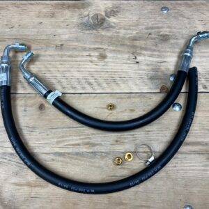 Mustang Power Steering Hose Kits - GM Pump to OEM Mustang II rack with 1/2" and 5/8" ports