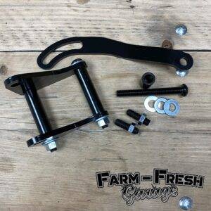 Power Steering Pump Bracket Kit - Black
