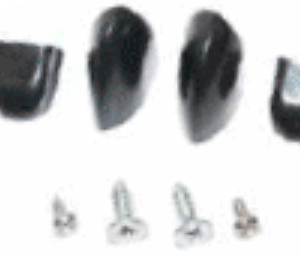 1955-59 Chevrolet Truck, Deluxe Heater Control Knob Set - Black