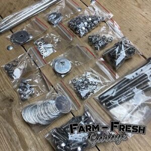 1947-50 Chevrolet / GMC Truck Bed Bolt Kit, Longbed, Stepside - Polished Stainless Steel