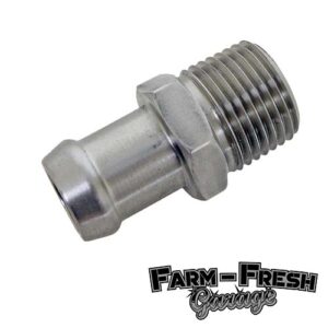 Heater Hose Fittings - Steel Chrome