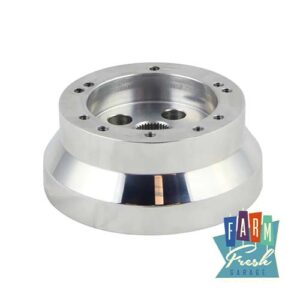 5 0r 6 hole 1-Piece Steering Wheel Boss - Polished, Short Hub