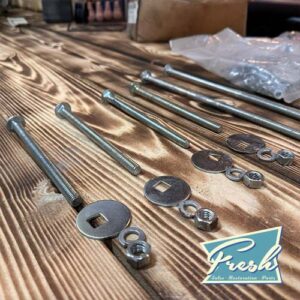 1947-50 Chevrolet / GMC Truck Bed Bolt Kit, Shortbed, Stepside, Cadmium Plated