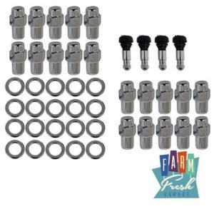 Standard Mag Lug Nut Wheel Installation Kit - 7/16 in.-20