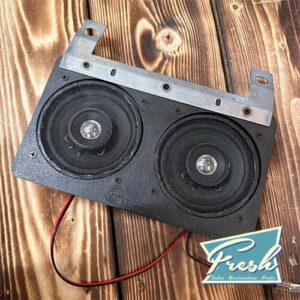 Dual Speakers with dash mounted bracket.