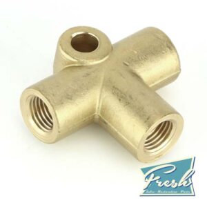BRASS BRAKE T PIECE 3/8" UNF