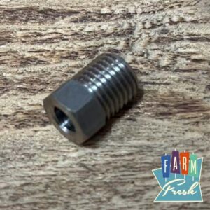 Stainless Steel Brake Line Fittings For 3/16 Inch O.D. Tubing - 3/8"-24 Thread