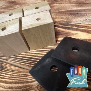 1947 - 1953 Chevrolet / GMC Truck Bed Mounting Block Kit - Wood