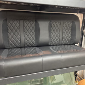 1955 - 1959 Chevrolet / GMC Truck Bench Seat - Black / Alcantara
