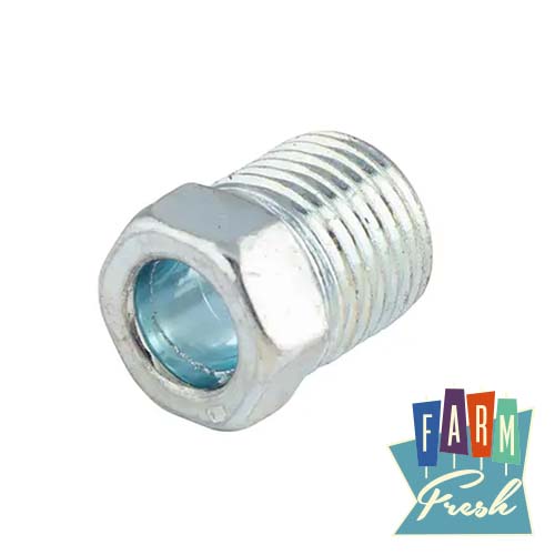 Steel Brake Line Tube Nuts w/ 7/16 x 24 Threads 1/4″ Tube Size | Farm ...