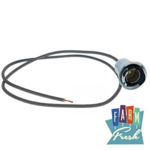 1947-66 Chevrolet / GMC Truck Dash Gauge Panel Light Socket and Pigtail - Fits 5/8" Hole METAL